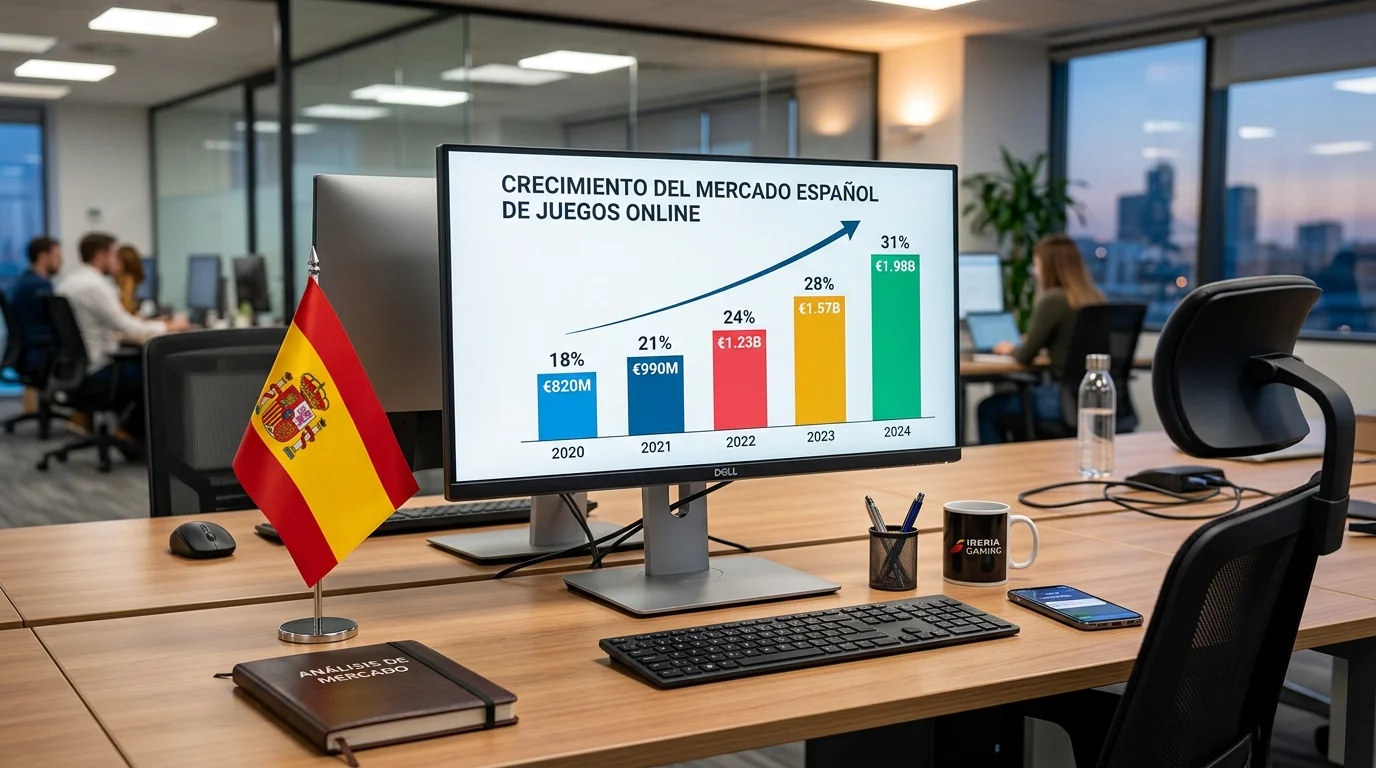 Datos del mercado español de juego online según la DGOJ con cifras de 2024